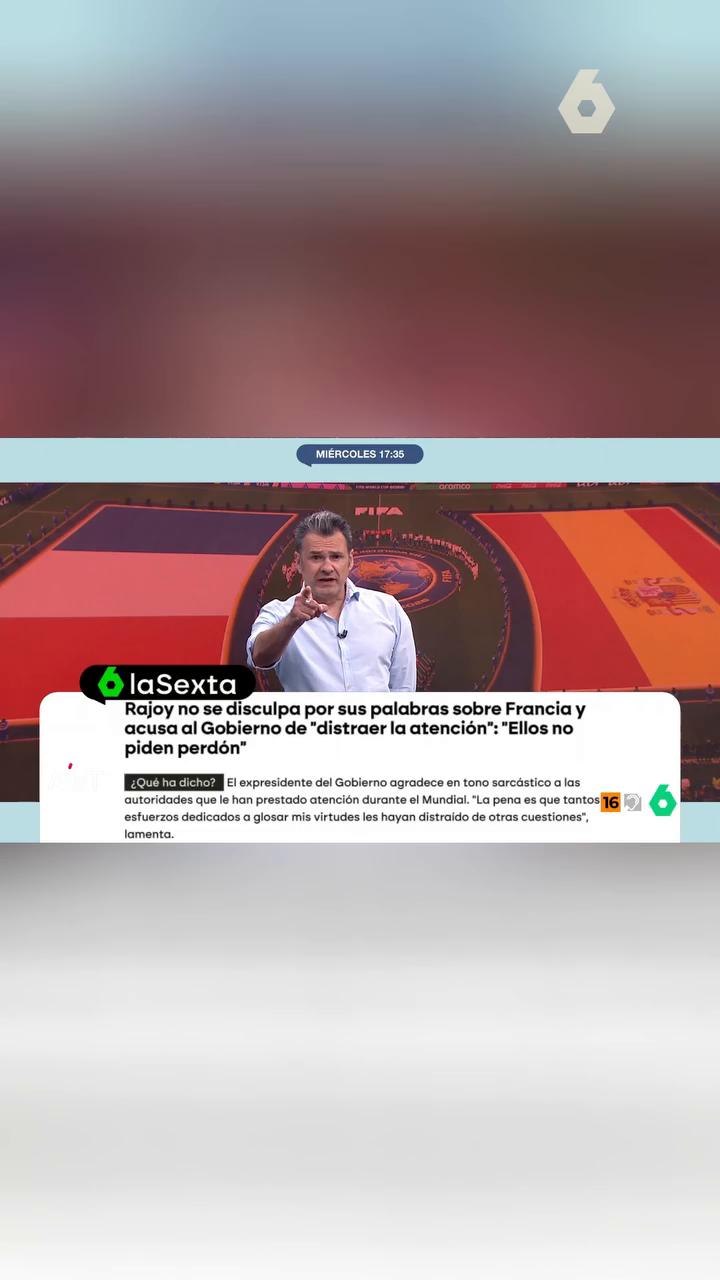 💬 Mariano Rajoy ha rehusado pedir disculpas o retractarse del comentario racista que escribió en una columna sobre la selección de fútbol francesa e intenta justificarse y quitarle hierro.