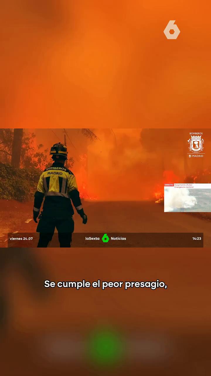 Era el peor escenario posible y ha ocurrido: los tres incendios que afectaban al suroeste de la Comunidad de Madrid se han unido.