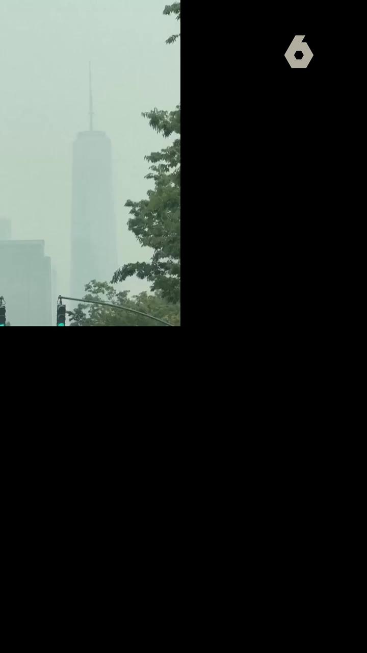 El humo de los 800 incendios forestales de Canadá cubre Nueva York a dos días de la final del Mundial.