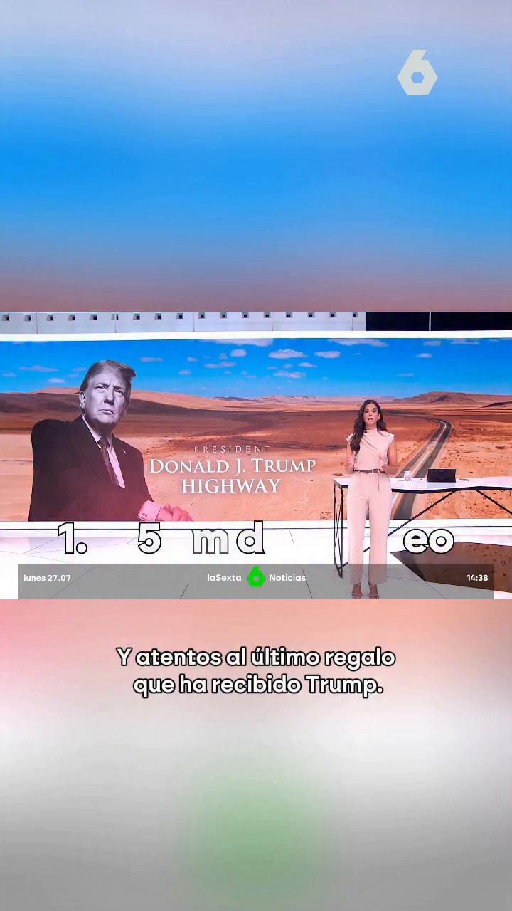 El rey Mohamed VI pone el nombre de Trump a la autopista que conectará Marruecos con la zona ocupada del Sáhara Occidental.