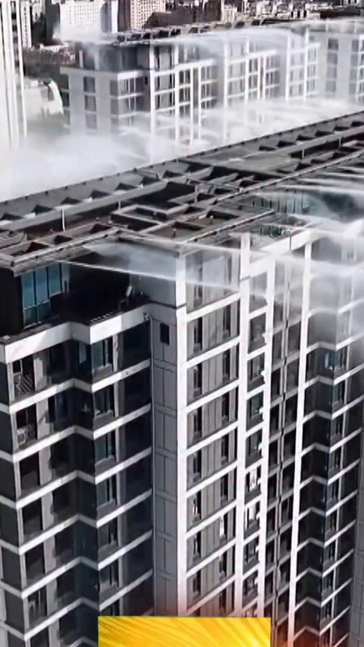 El sistema para bajar la temperatura de las calles en China.