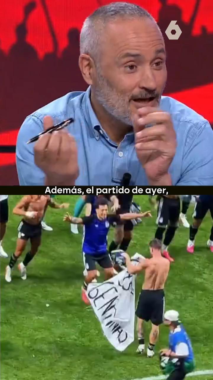 Santiago Martínez-Vares, sobre la pancarta de los jugadores argentinos que decía: 