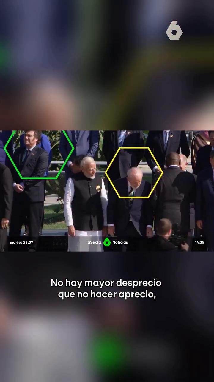 El último 'afortunado' en recibir los insultos del presidente Argentino, Javier Milei, ha sido su homólogo brasileño, Lula da Silva.