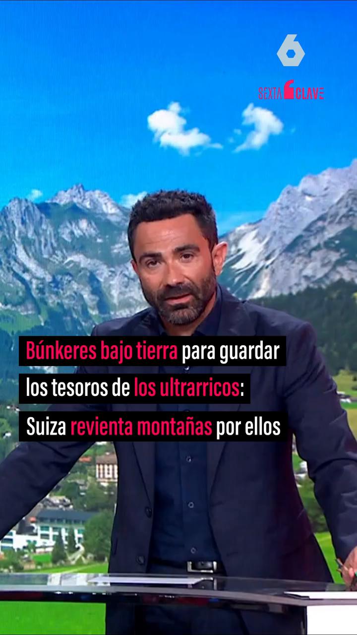 🏔️ Los suizos han descubierto un lugar segurísimo donde guardar los lujos de la élite económica y si hace falta reventar montañas, se revientan.