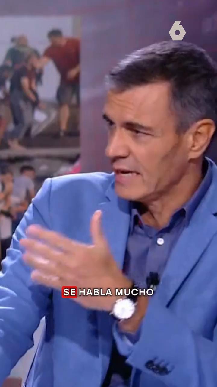 Pedro Sánchez, en El Intermedio, sobre los mensajes entre el CNI y el jefe de gabinete del delegado de Gobierno en Ceuta: 