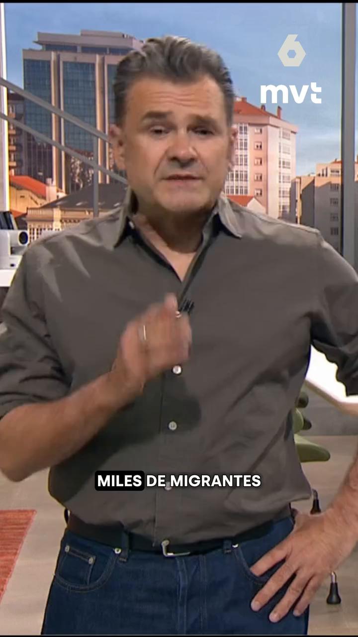 💬 Iñaki López reflexiona sobre las imágenes que hemos visto hoy a primera hora de la mañana: una avalancha de migrantes por las calles de Ceuta que buscaban acceder al nuevo campamento que se ha habilitado en el puerto de la ciudad.