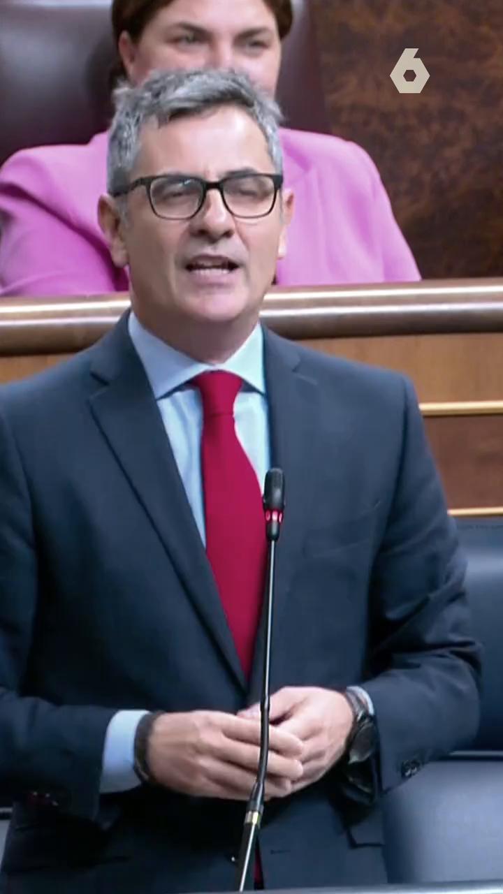 Félix Bolaños responde a Cayetana Álvarez de Toledo en la sesión de control en el Congreso de los Diputados criticando al Partido Popular y su manera de hacer oposición.