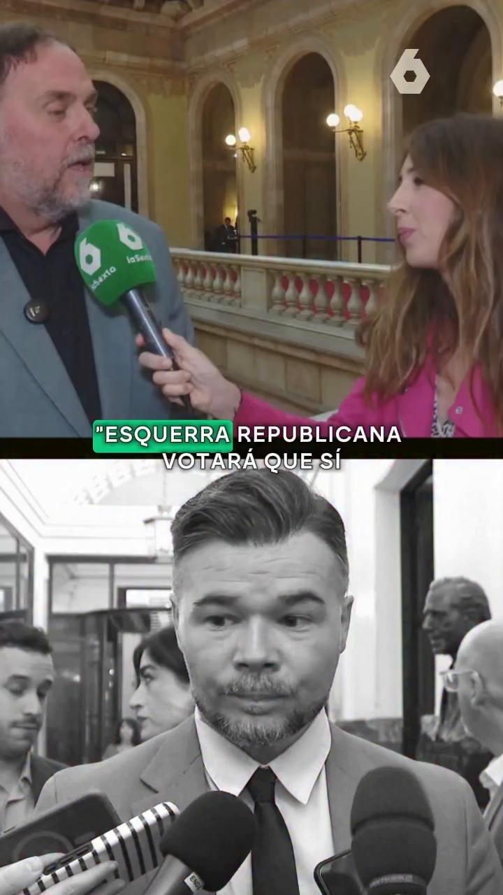 ⚔️ Rufián contradice a Junqueras y asegura que revisarán 