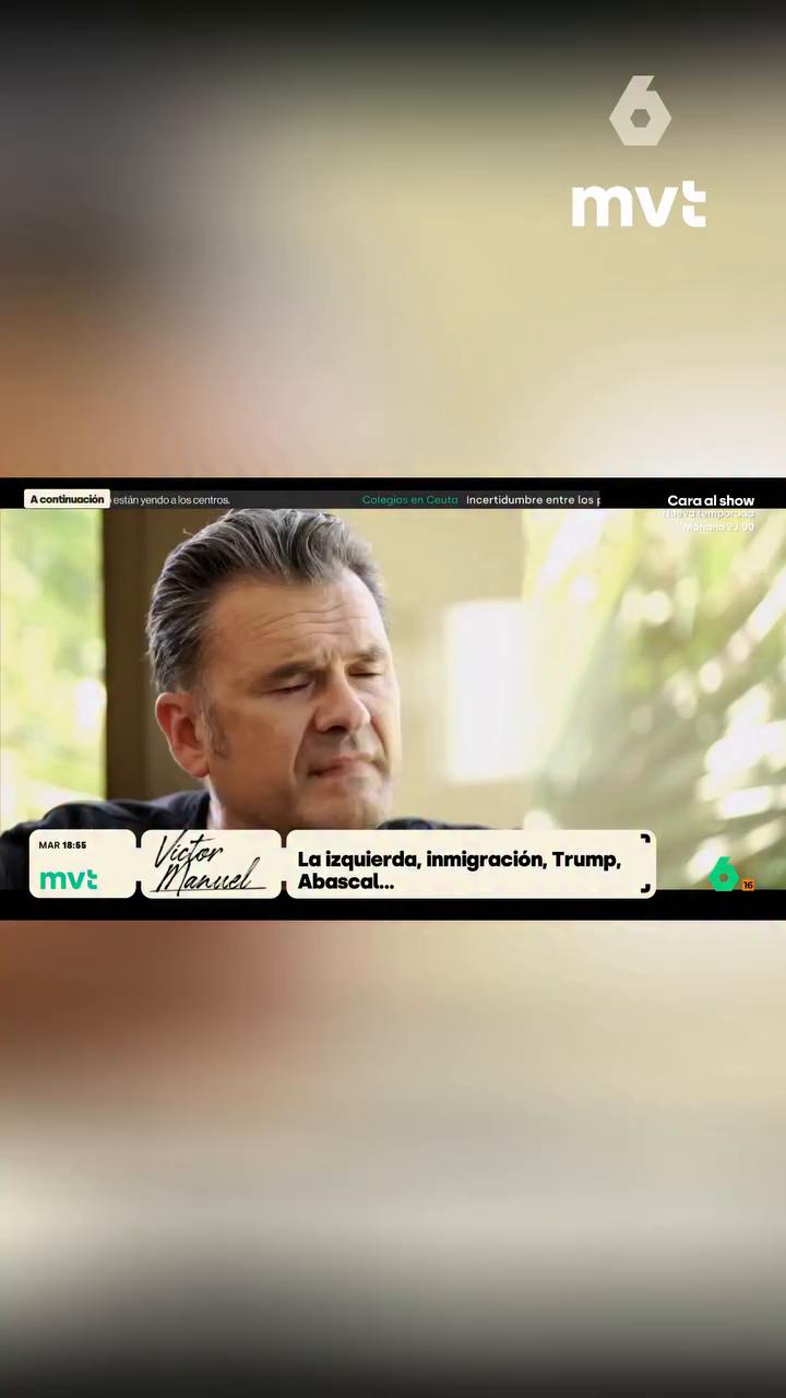 💬 Víctor Manuel no entiende el actual clima contrario a la inmigración cuando España fue un país de migrantes y piensa que esta tendencia de políticos populistas 