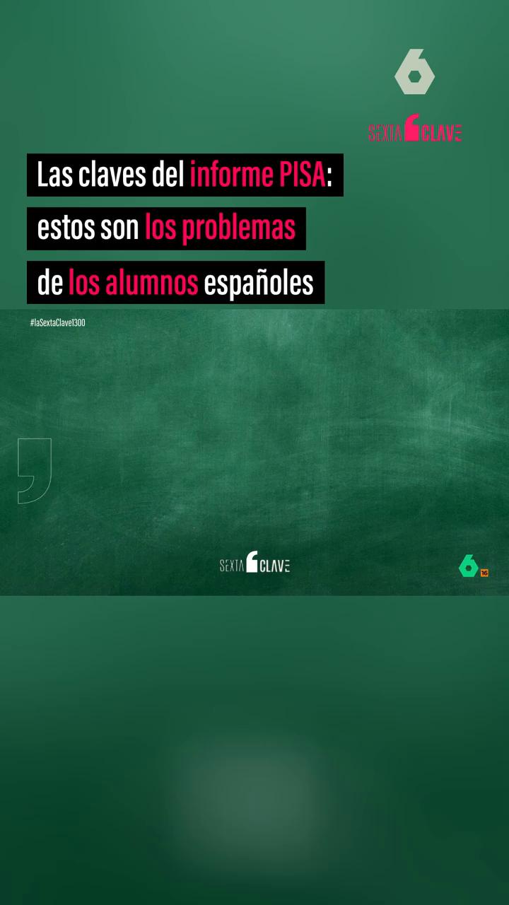 📓 El informe PISA sobre la Educación deja a España en muy mal lugar, incluso peor que en años anteriores.