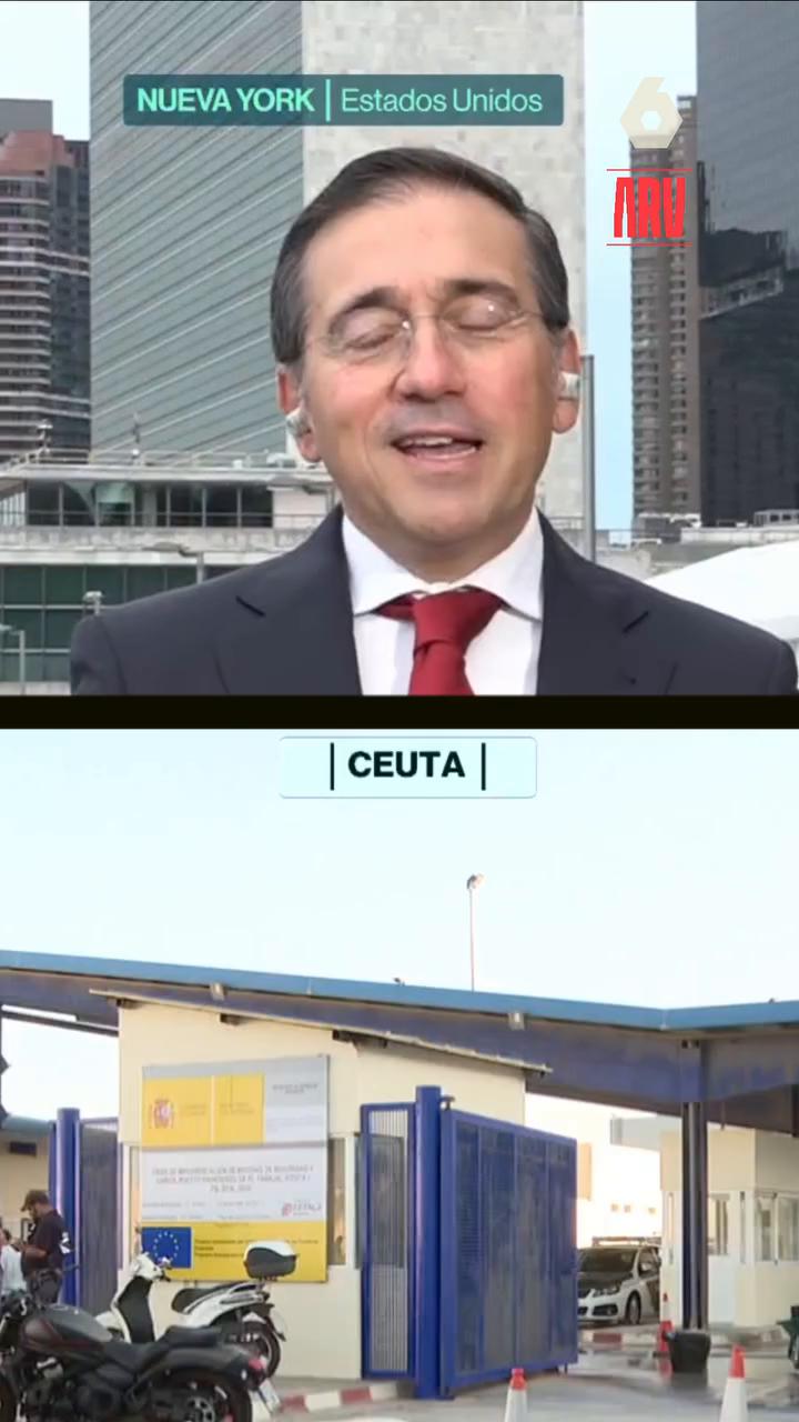 🗣️ El ministro de Exteriores, José Manuel Albares, tacha de “disparate” plantear una cosoberanía de Ceuta y Melilla con Marruecos: “Bajo ningún concepto”