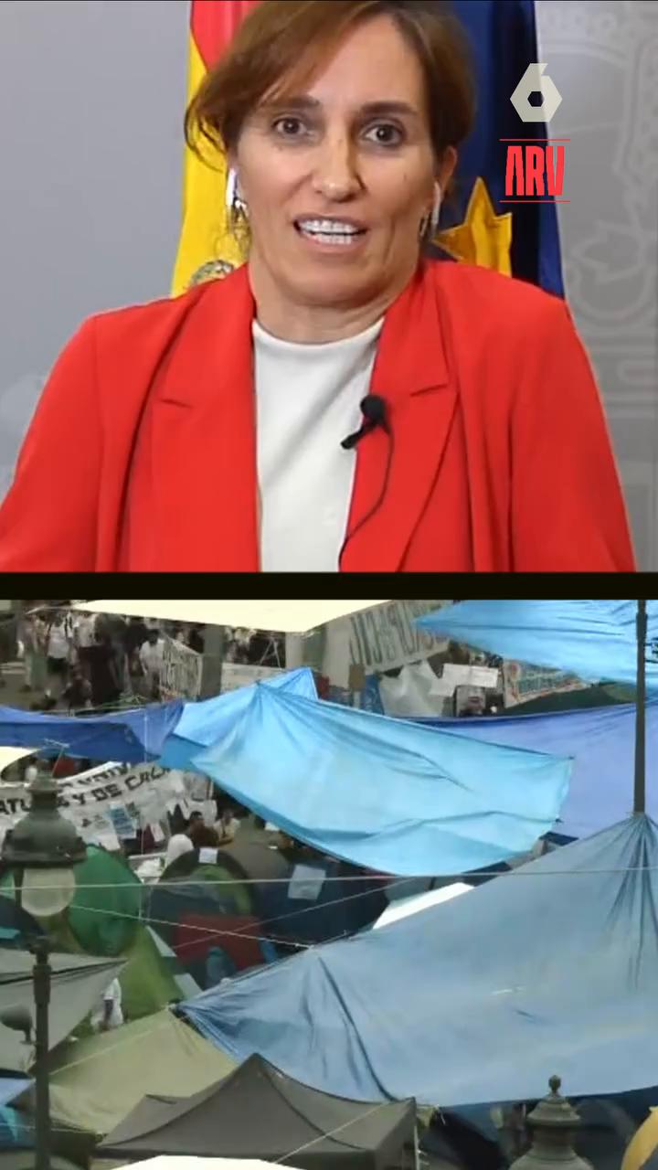 🗣️ Mónica García ha respondido así, en Al Rojo Vivo, a José Luis Almeida que ha denunciado que hay adoquines y cuchillos 