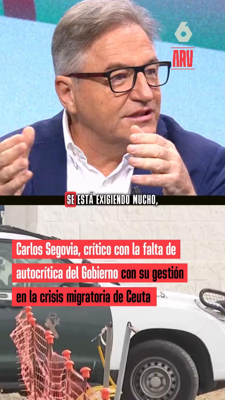 🗣️ Carlos Segovia, crítico con la falta de autocrítica del Gobierno en su gestión en la crisis migratoria de Ceuta.