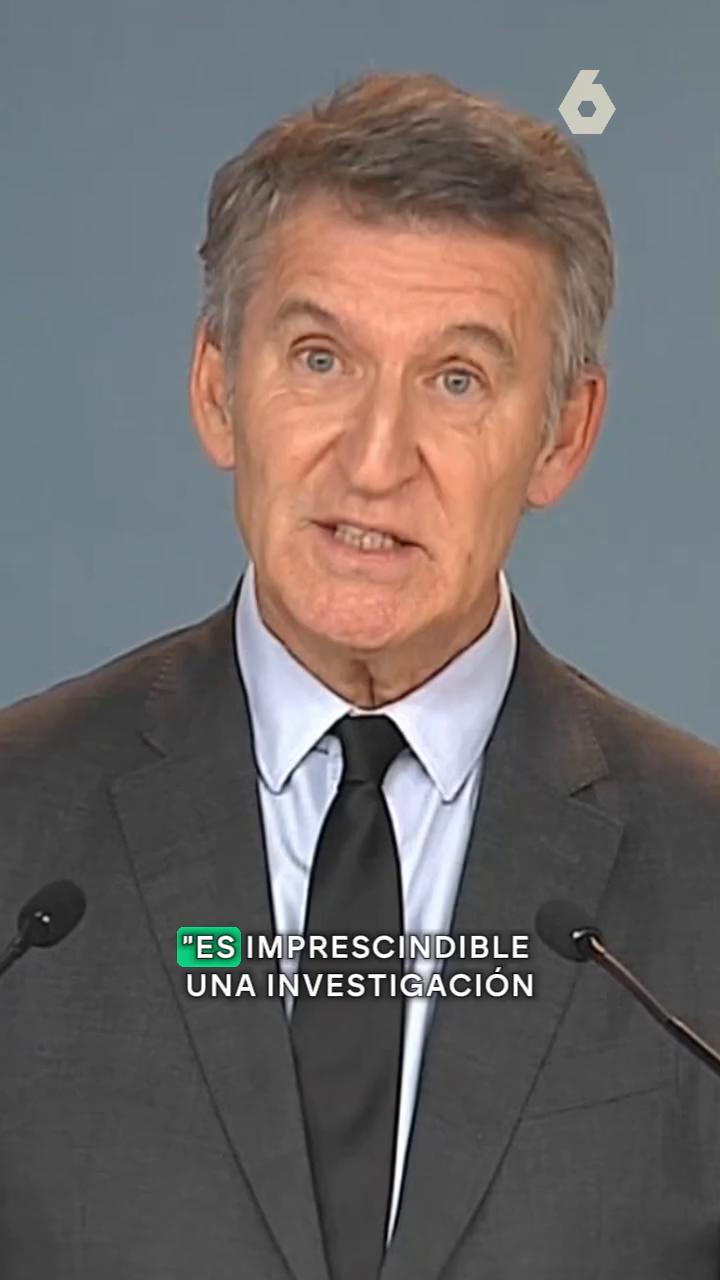 🗣️ Feijóo exige una investigación: 