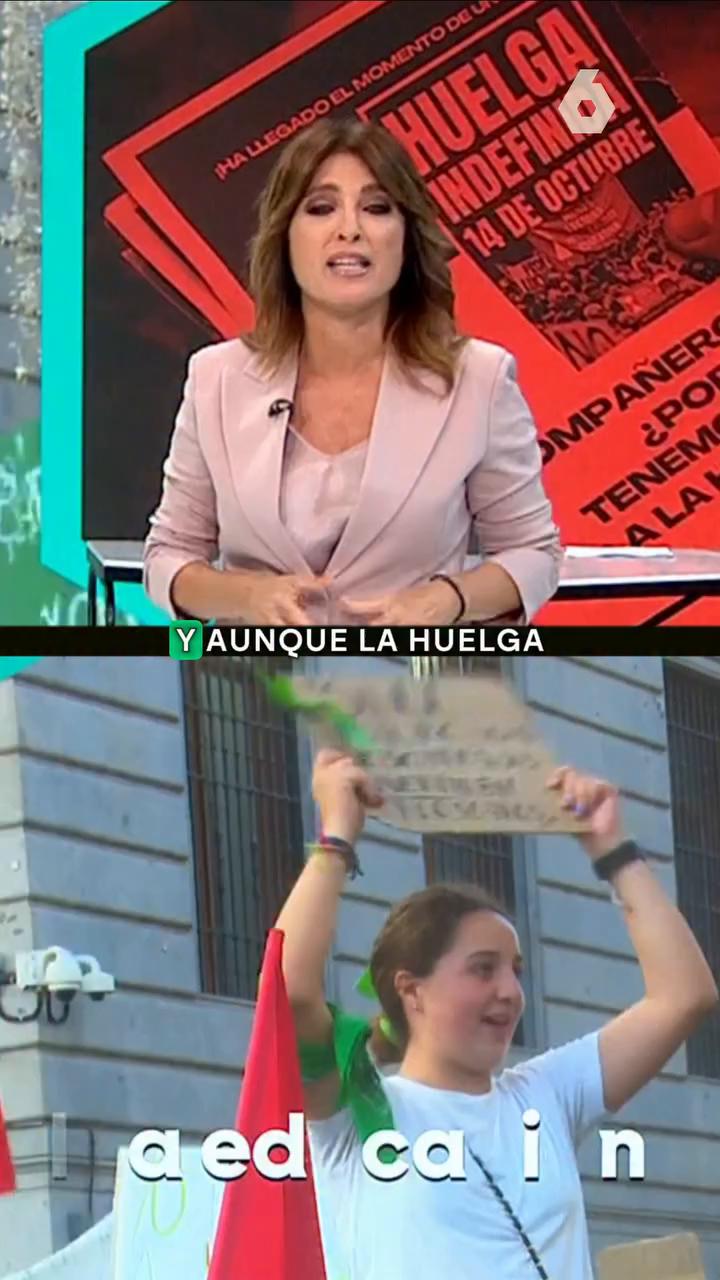 Brutalidad de la policía contra los manifestantes en la Universidad complutense.