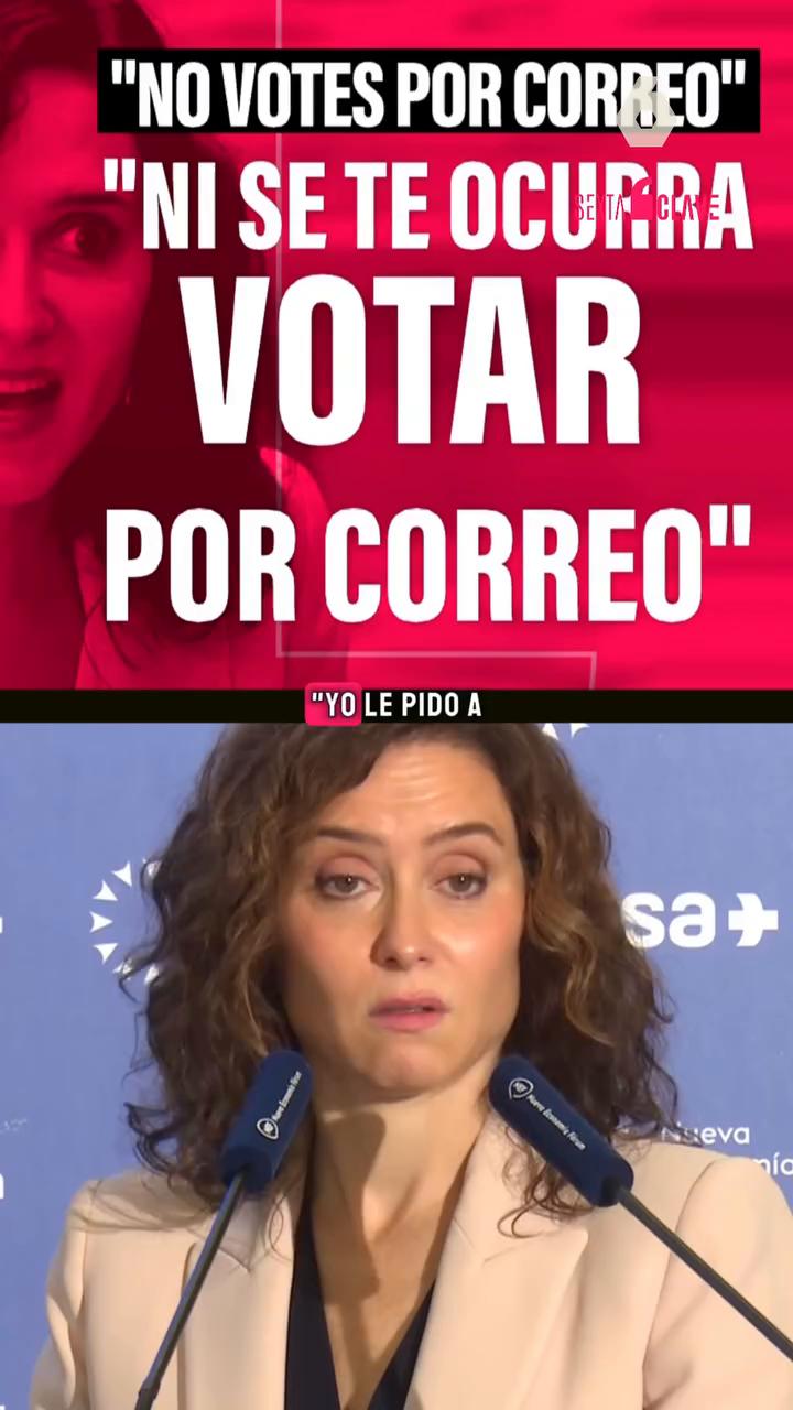 🤔 Pedro Sánchez ha convocado elecciones y Ayuso y Abascal han tardado menos de una hora en agitar la conspiración habitual de cada procesos electoral: el fraude dle voto por correo.