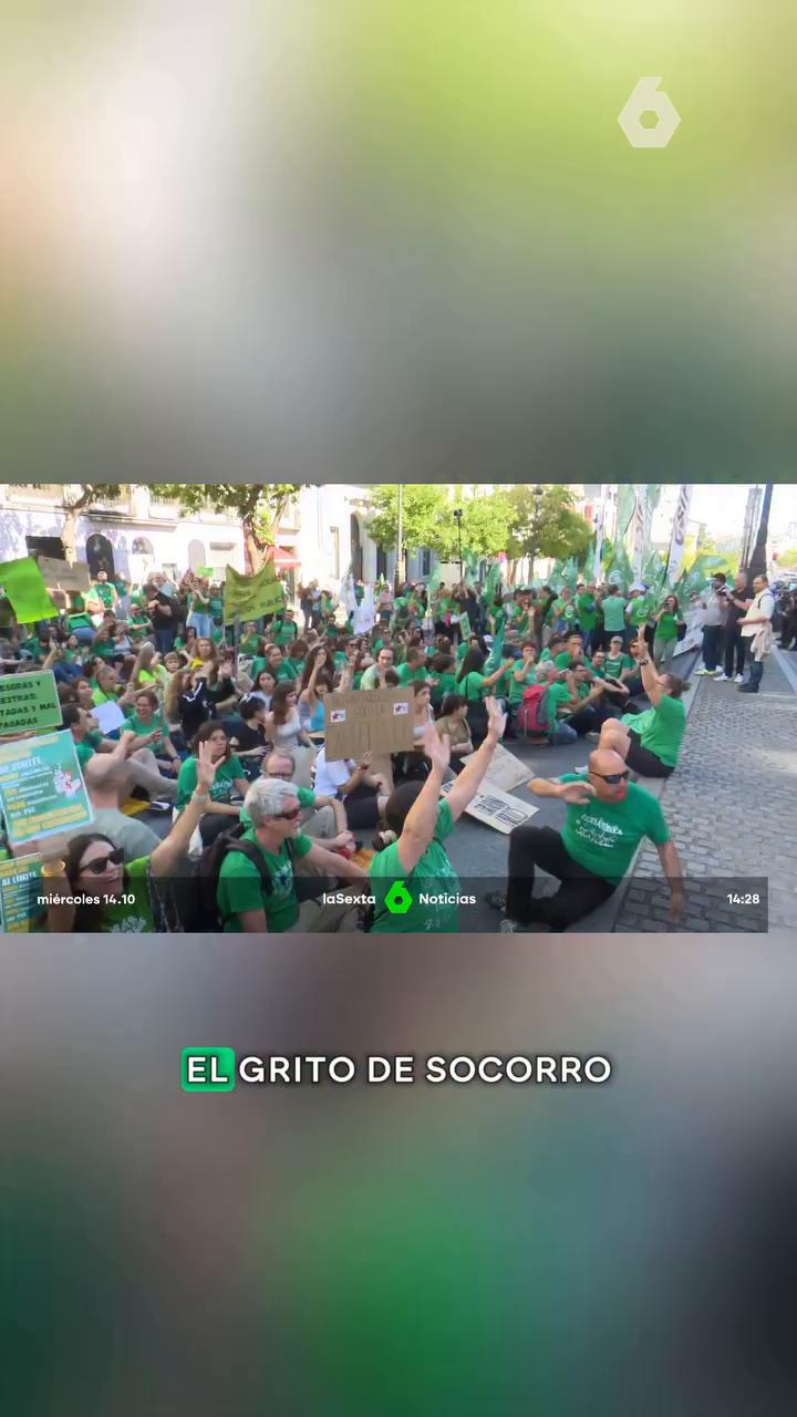 Docentes llenan las calles para reivindicar una educación de calidad.