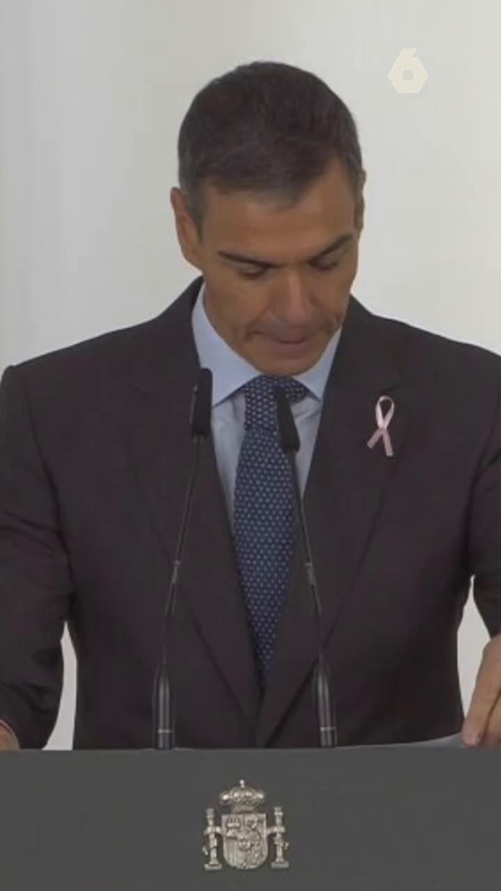 Sánchez manda un mensaje de solidaridad a las personas afectadas por la dana: 