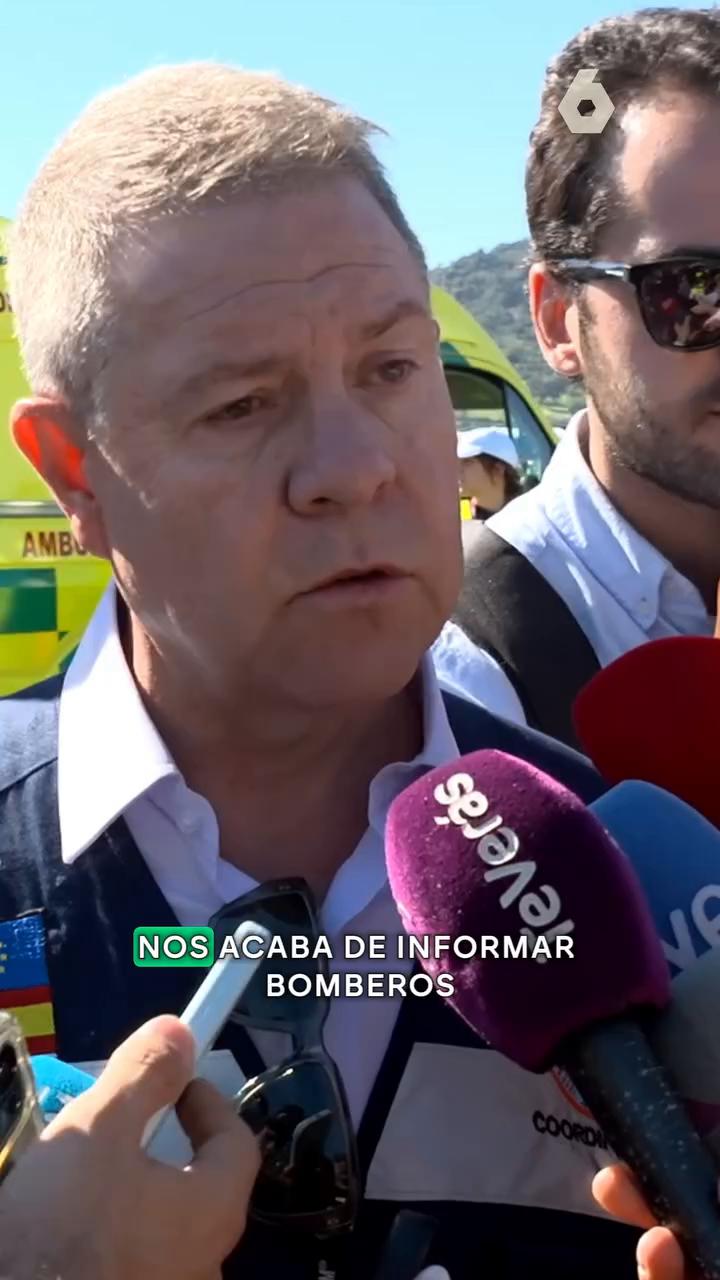 Emiliano García-Page informa de las víctimas del accidente: 