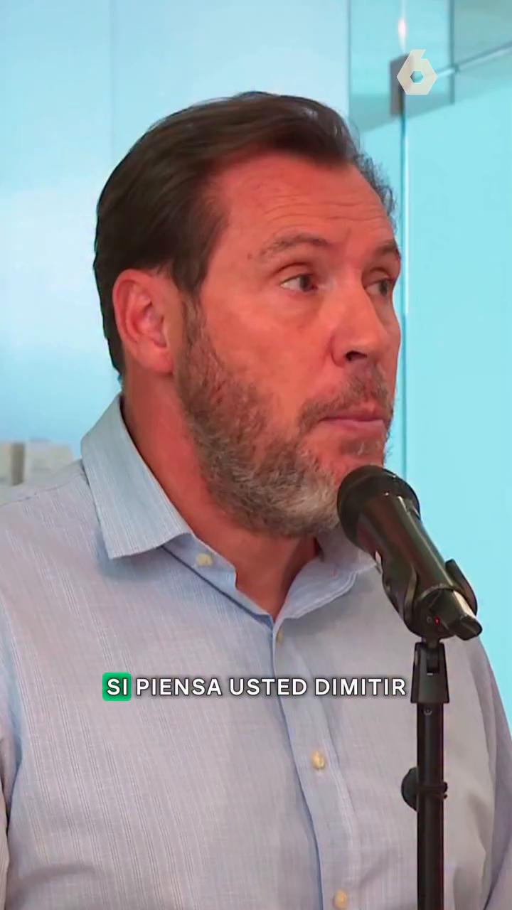 Óscar Puente descarta dimitir tras el accidente: “Estoy pensando en esclarecer esto y no estoy pensando en mí”.