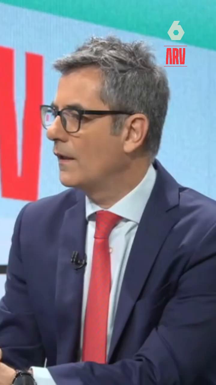 🗣️ El ministro de Justicia, Presidencia y Relaciones con las Cortes, Félix Bolaños, ha asegurado en Al Rojo Vivo que muchas encuestas 