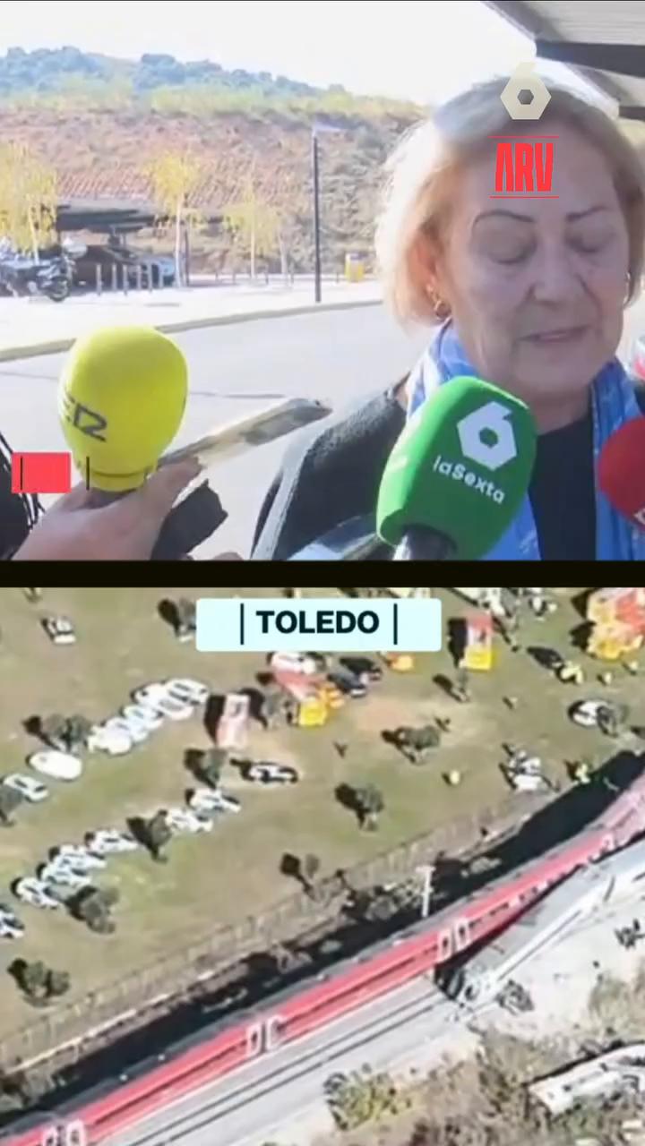La emoción de Toñi tras lograr hablar con su hijo, que viajaba en uno de los trenes accidentados en Toledo.