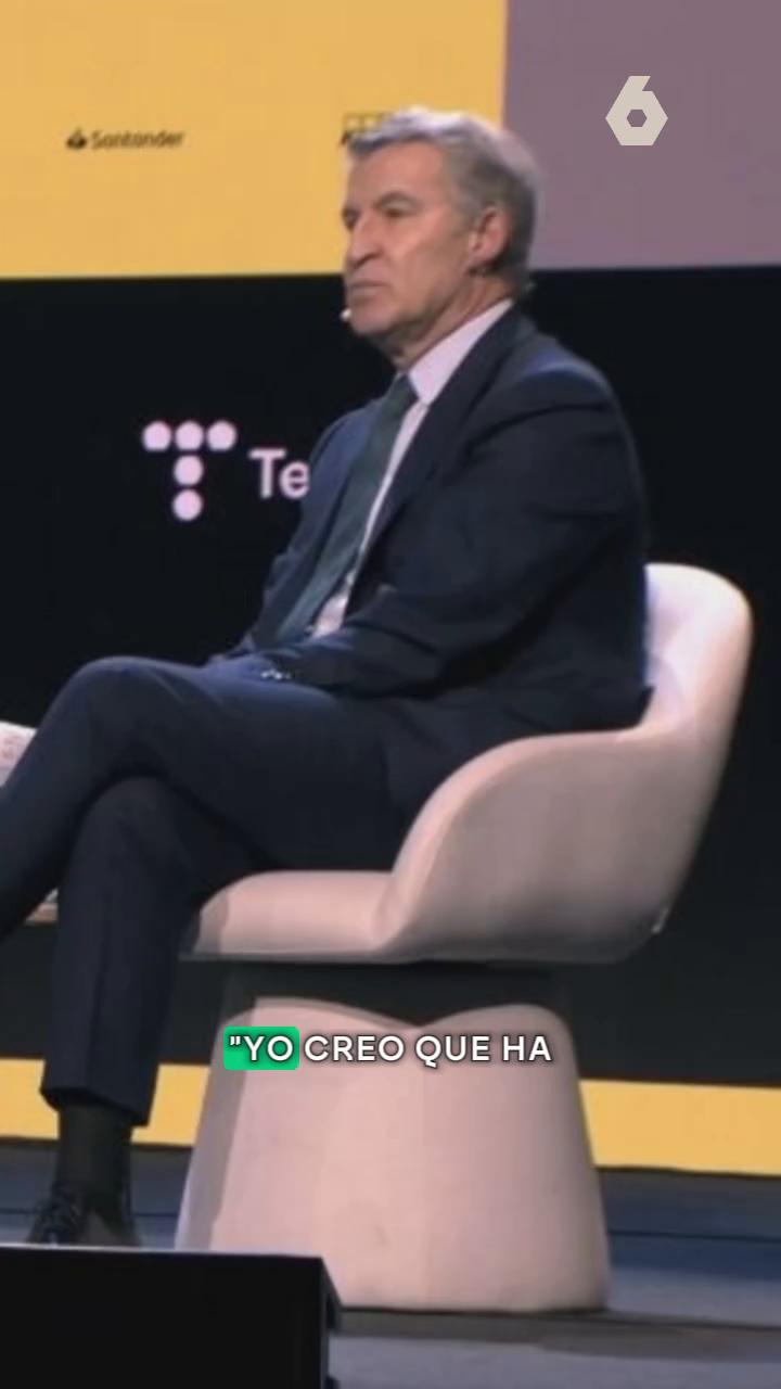 🗣️ Feijóo cree que Sánchez va a 