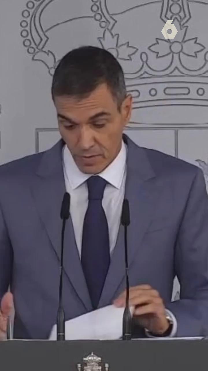 🗣️ Pedro Sánchez: 