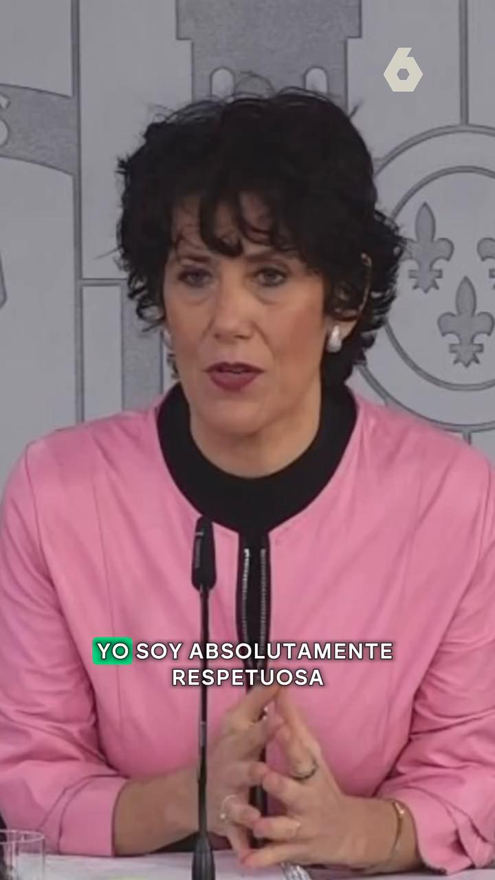 Elma Saíz, sobre las declaraciones de Ayuso: 