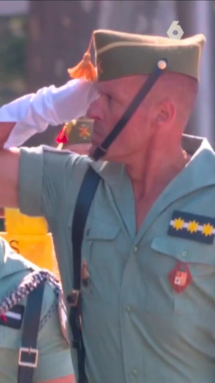 🐐 'Babieca', la cabra de la Legión, principal estrella del desfile de la Fiesta Nacional.