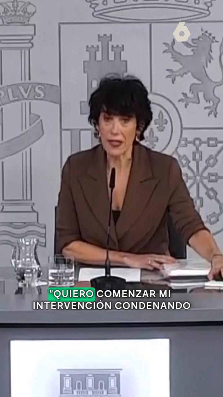 🗣️ El Gobierno condena los actos violentos en Barcelona y Bilbao: 