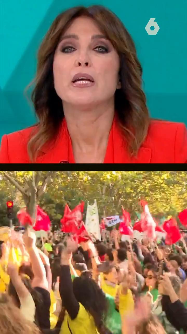 Ya que se niegan a reunirse con ellos, los profesores han llevado hoy su protesta al lugar de debate de los políticos madrileños: dentro de la Asamblea la presidenta ha vuelto a acusarles de dejar a los niños sin clase mientras molestan a los vecinos.
