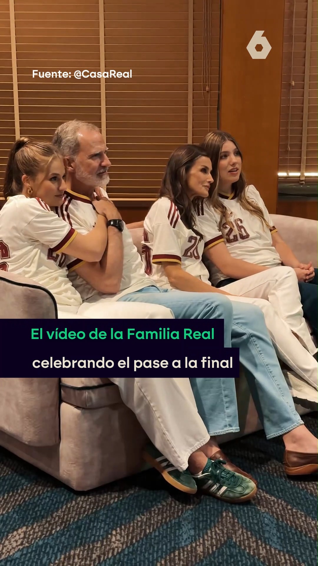 👀 Así ha vivido y celebrado la Familia Real el pase de la selección española a la final del Mundial gracias a su victoria ante Francia (0-2)