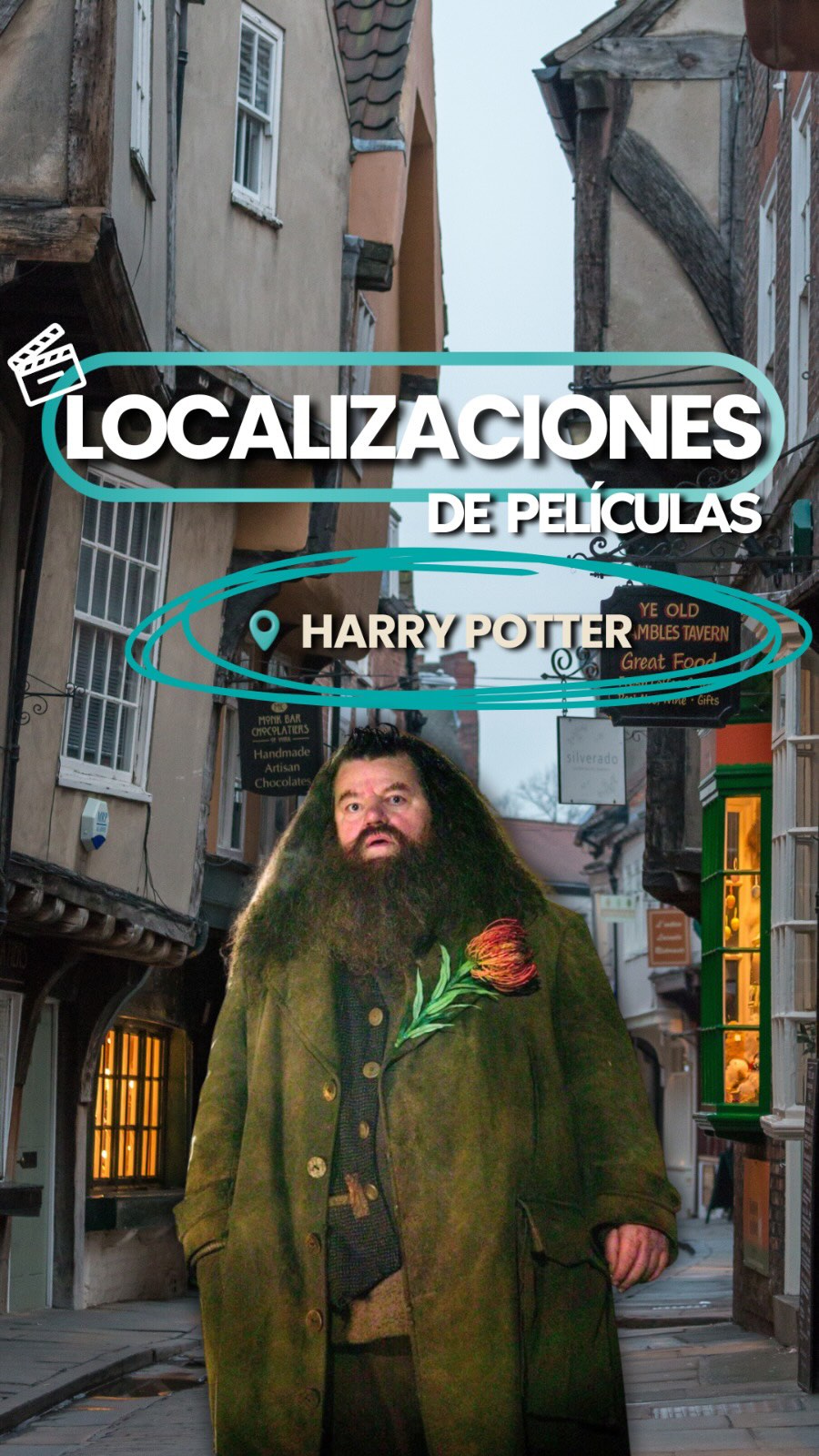⚡🪄 ¿Sabías que en Inglaterra hay una calle que parece sacada del mismísimo Callejón Diagon?