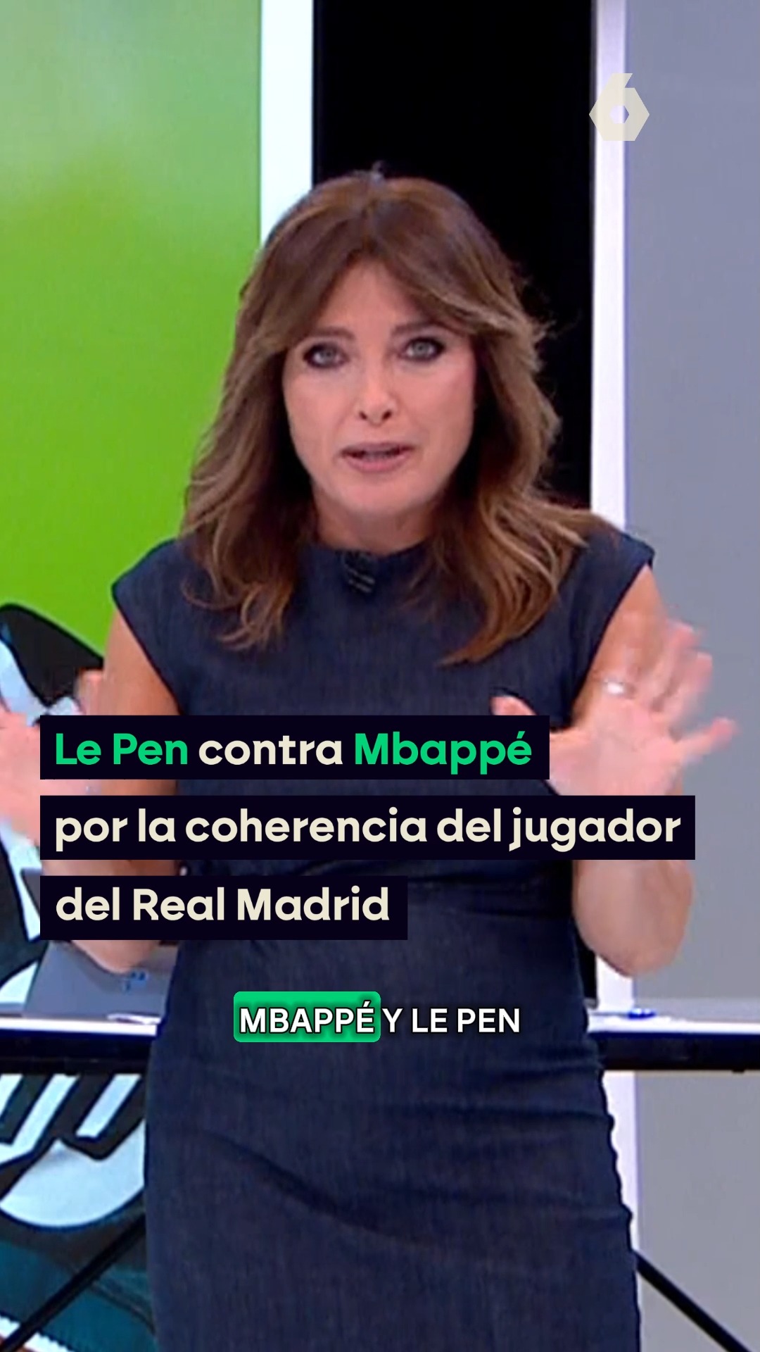 En una entrevista, Le Pen ha hablado de Mbappé y su polémica por ponerse a medias la camiseta en apoyo a los ceutíes.
