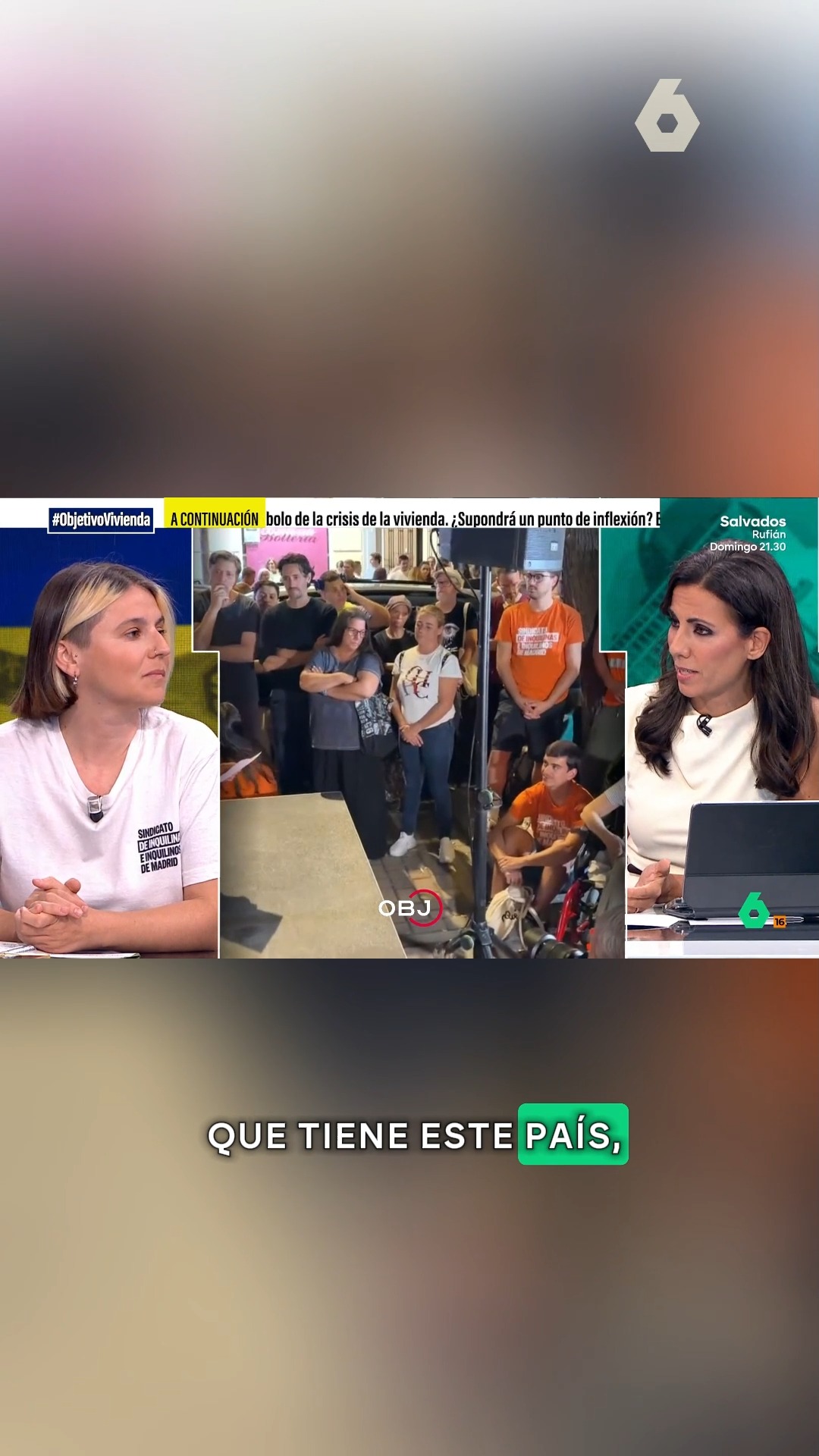 💬 Valeria Racu, del Sindicato de Inquilinas de Madrid, explica que el desahucio de Maricarmen debe ser un punto de inflexión para poner medidas que acaben con la crisis de vivienda que atraviesa España.