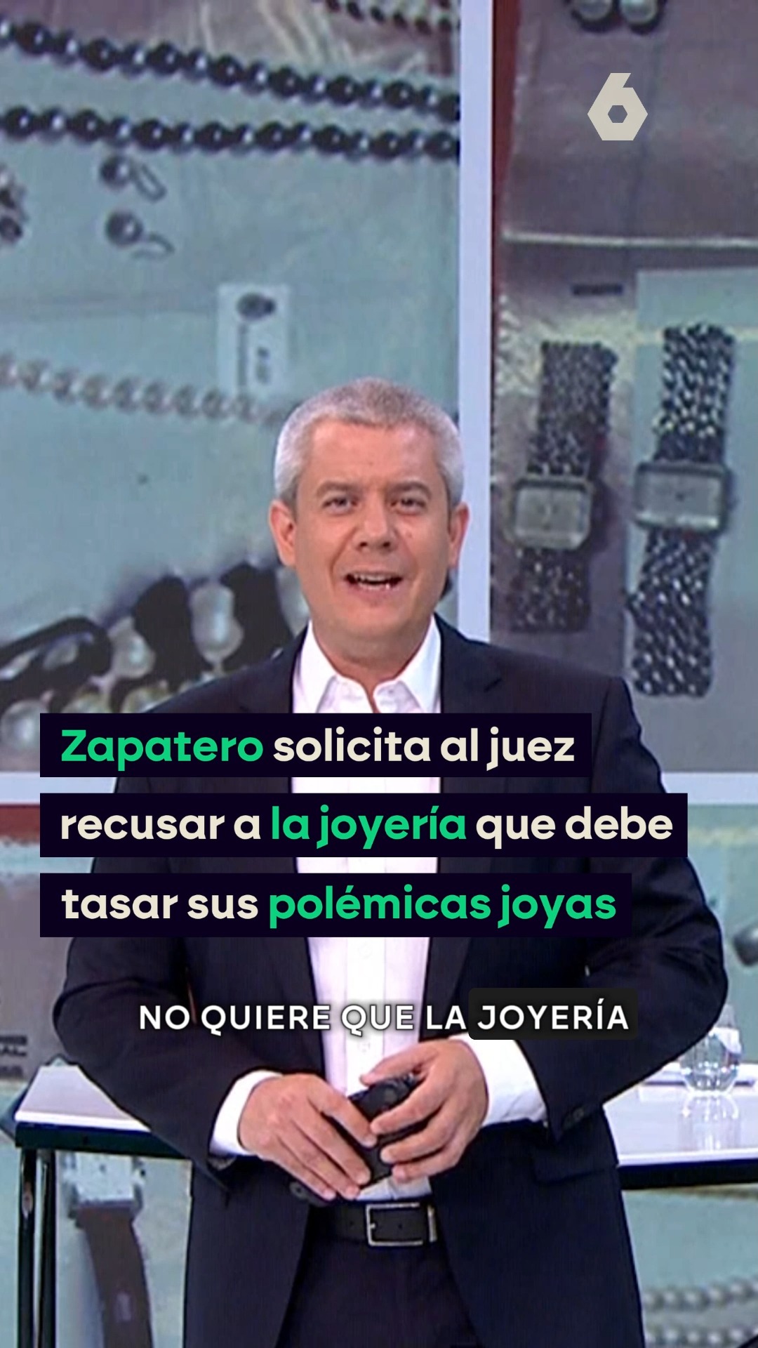 💎 José Luis Rodríguez Zapatero ha planteado al juez la recusación de la joyería Yanes antes de una nueva tasación de sus polémicas joyas al considerar que se deben poner en cuestión las declaraciones públicas hechas por su director general, Juan Yanes López.