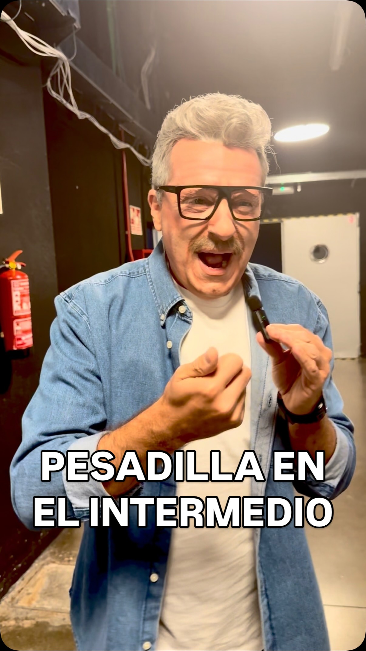 Nuestro Chicote @raulperez_76 lo ha pasado regular antes de entrar en directo en El Intermedio.