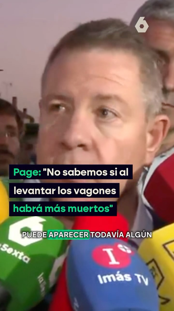 El presidente de Castilla la Mancha, Emiliano García-Page, ha confirmado que hay 68 víctimas mortales, aunque ha trasladado que aún no se han recuperado todos los cuerpos y no descarta que al mover los vagones pueda aparecer algún cuerpo más.