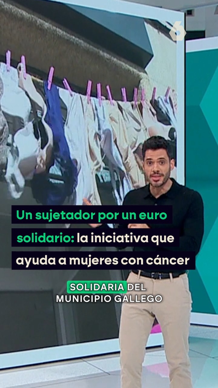 Un sujetador por un euro solidario: la iniciativa de una lencería gallega para ayudar a mujeres con cáncer de mama.
