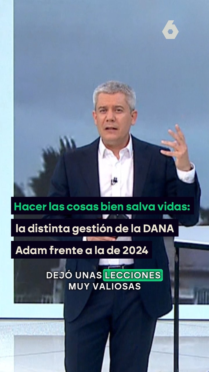 ⚠️ Más prevención, avisos ES-Alert y un president en el CECOPI: la distinta gestión de la DANA Adam frente a la de 2024 con Mazón.