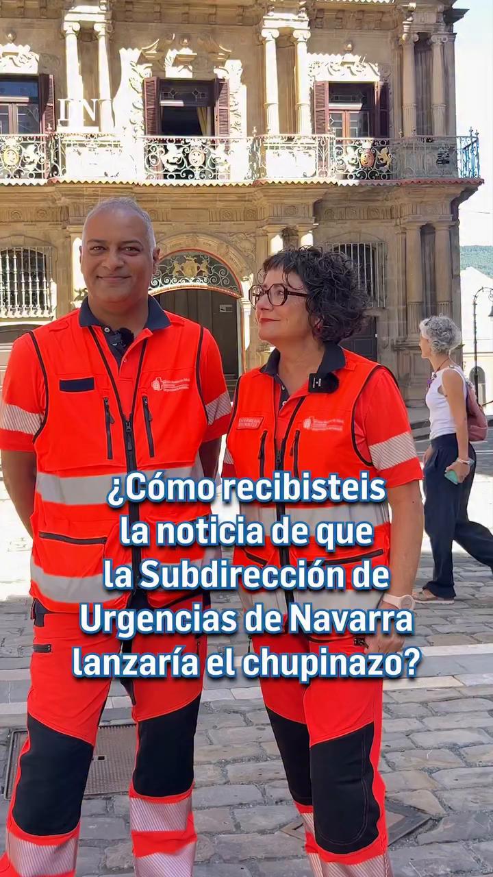 Enfermera de Tafalla lanza el chupinazo con emoción y nervios por las fiestas