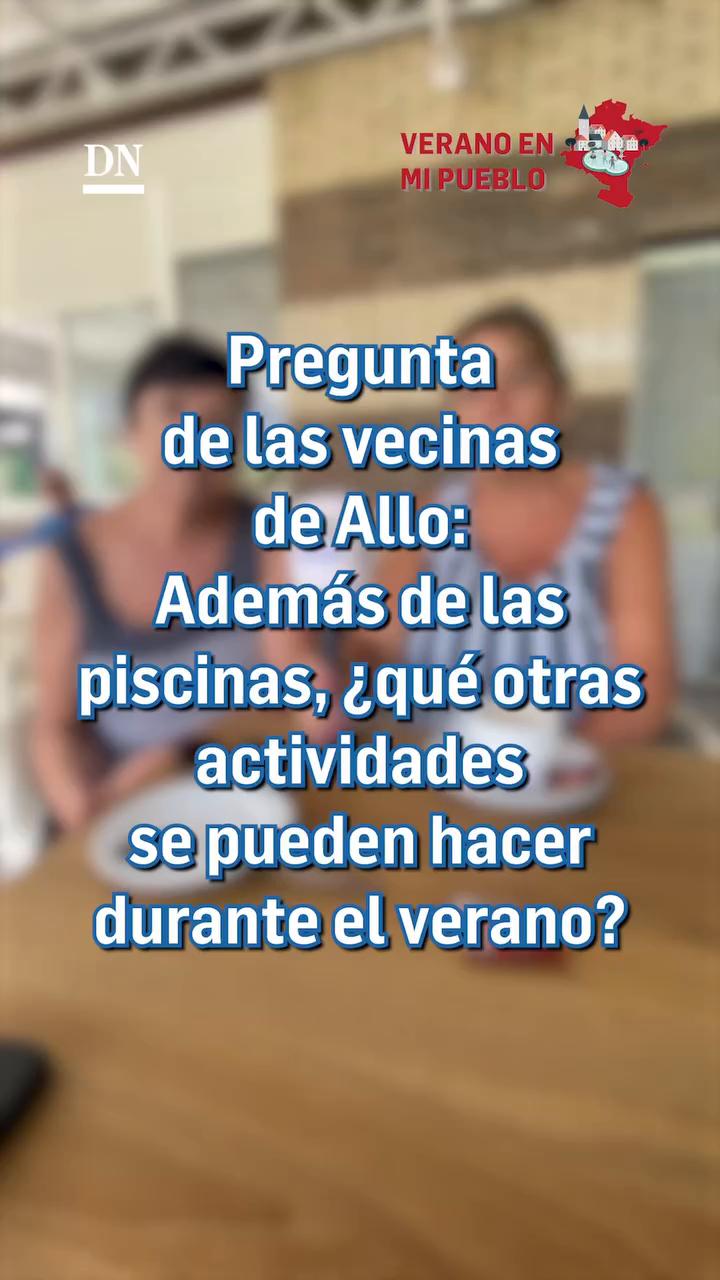 Vecinos de Miranda comparten su rutina entre piscinas, tertulias y recuerdos del río
