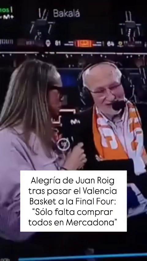 Valencia agradece al baloncesto: 'Te debemos mucho en España y Europa'