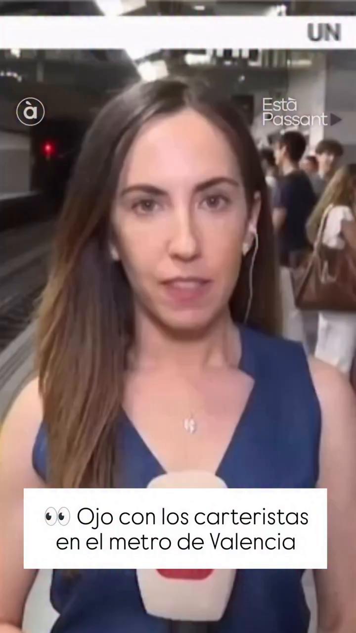 Els usuaris del metro de València adopten mesures contra els carteristes