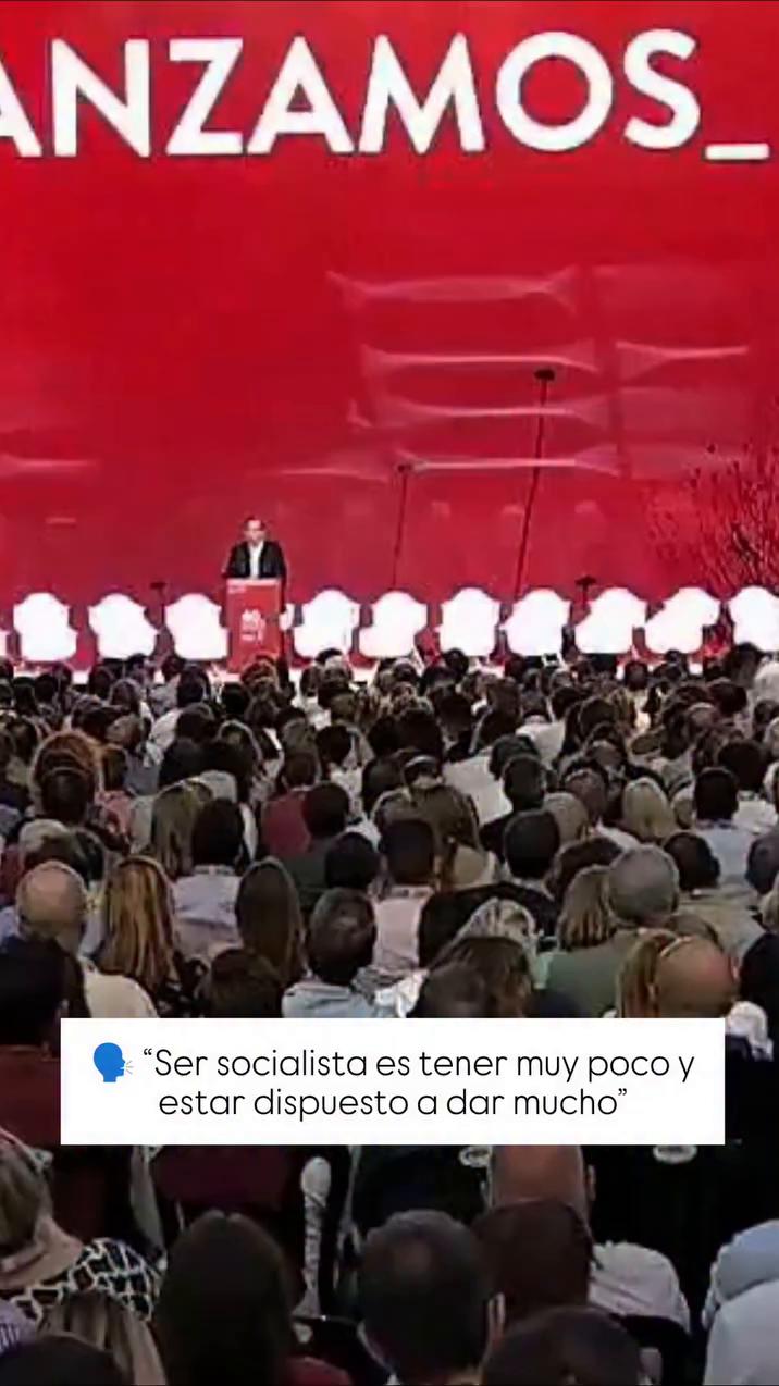 Ser socialista significa tener muy poco y estar dispuesto a dar mucho