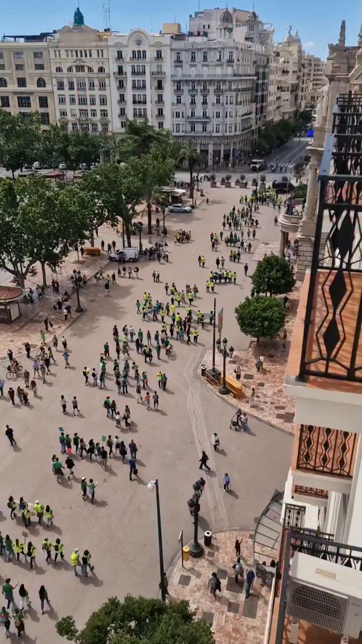 🗣 Manifestación de profesores en Valencia