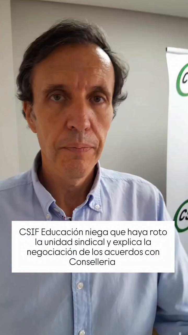 Otros sindicatos provocaron la ruptura al pactar sin nosotros con la consellera