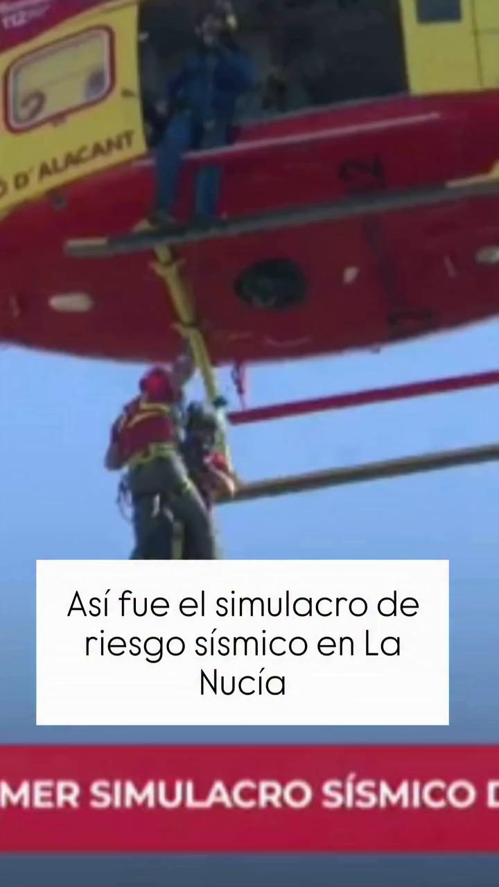 La Nucía acoge un simulacro de rescate canino ante un seísmo con 115 agentes