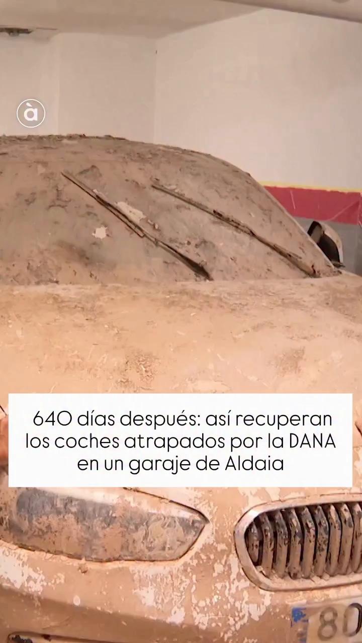 640 dies després: encara hi ha tres cotxes atrapats en un garatge d'Aldaia